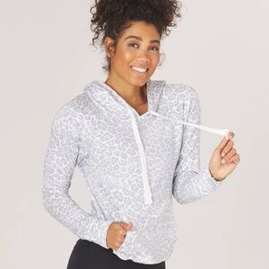 Glider Women's Ice Leopard Print Hoodie